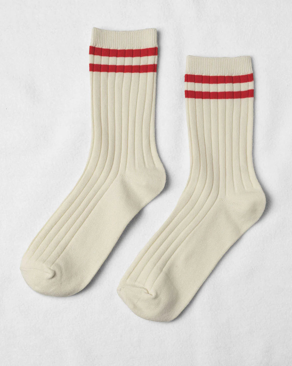 Academy Sock - Cardinal Stripe