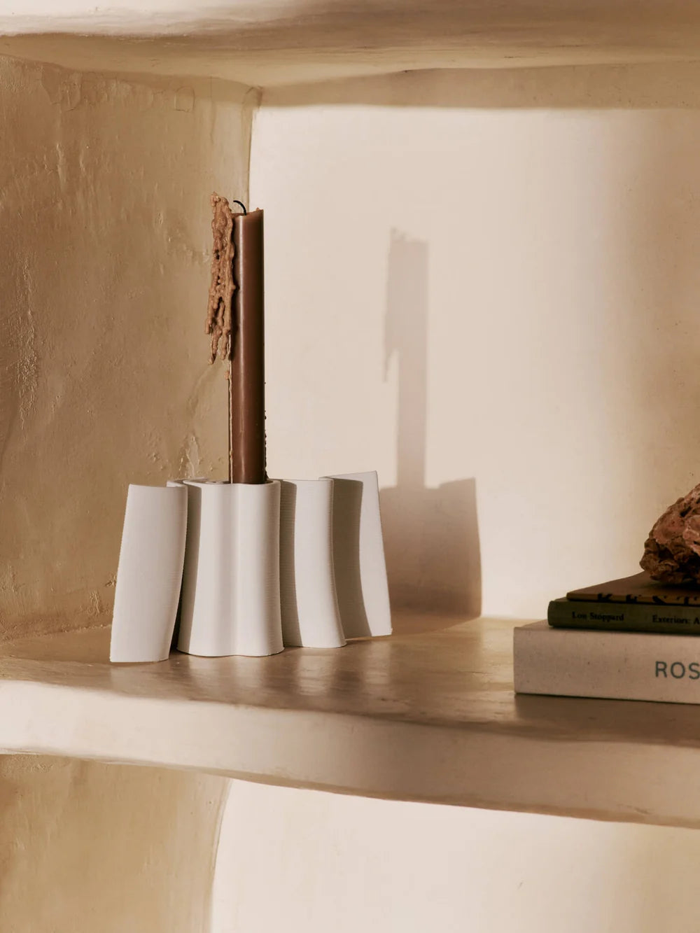Dedali Candle Holder - Off White