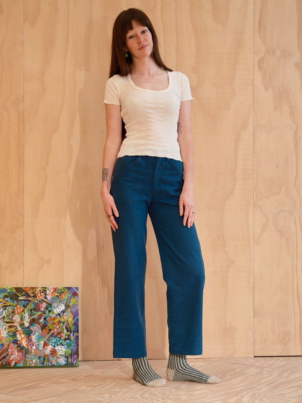 Pointelle Tee