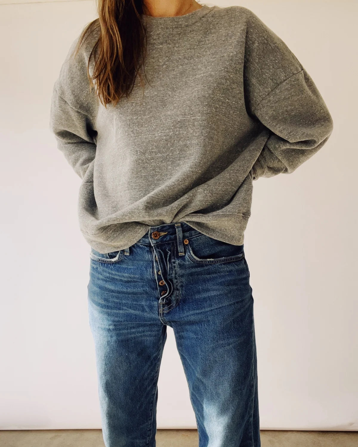 Boxy Sweatshirt - Grey