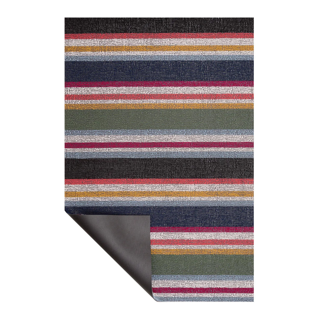 Shuffle Stripe Shag Utility in Petunia - 24 x 36