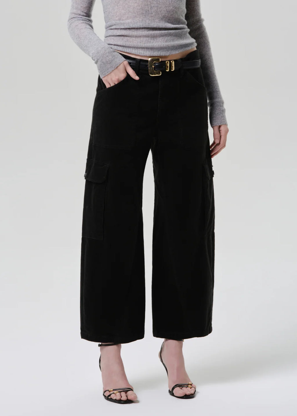 Thasos Twisted Seam Utility Stretch Baby Corduroy Pant - Cortes