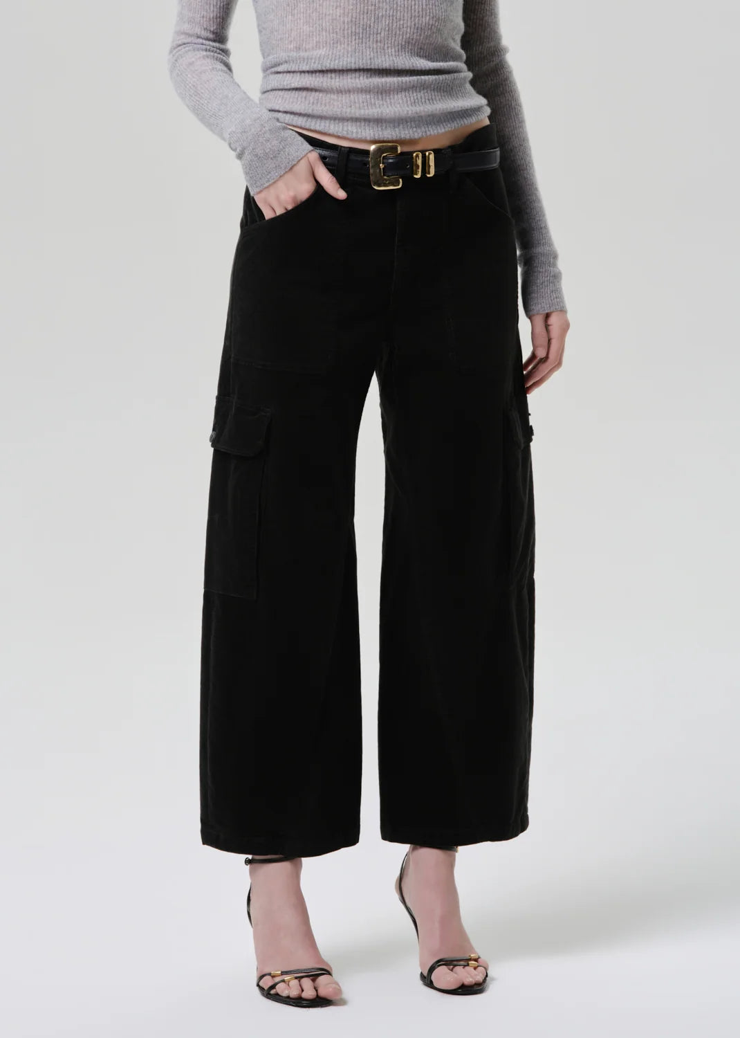 Thasos Twisted Seam Utility Stretch Baby Corduroy Pant - Cortes