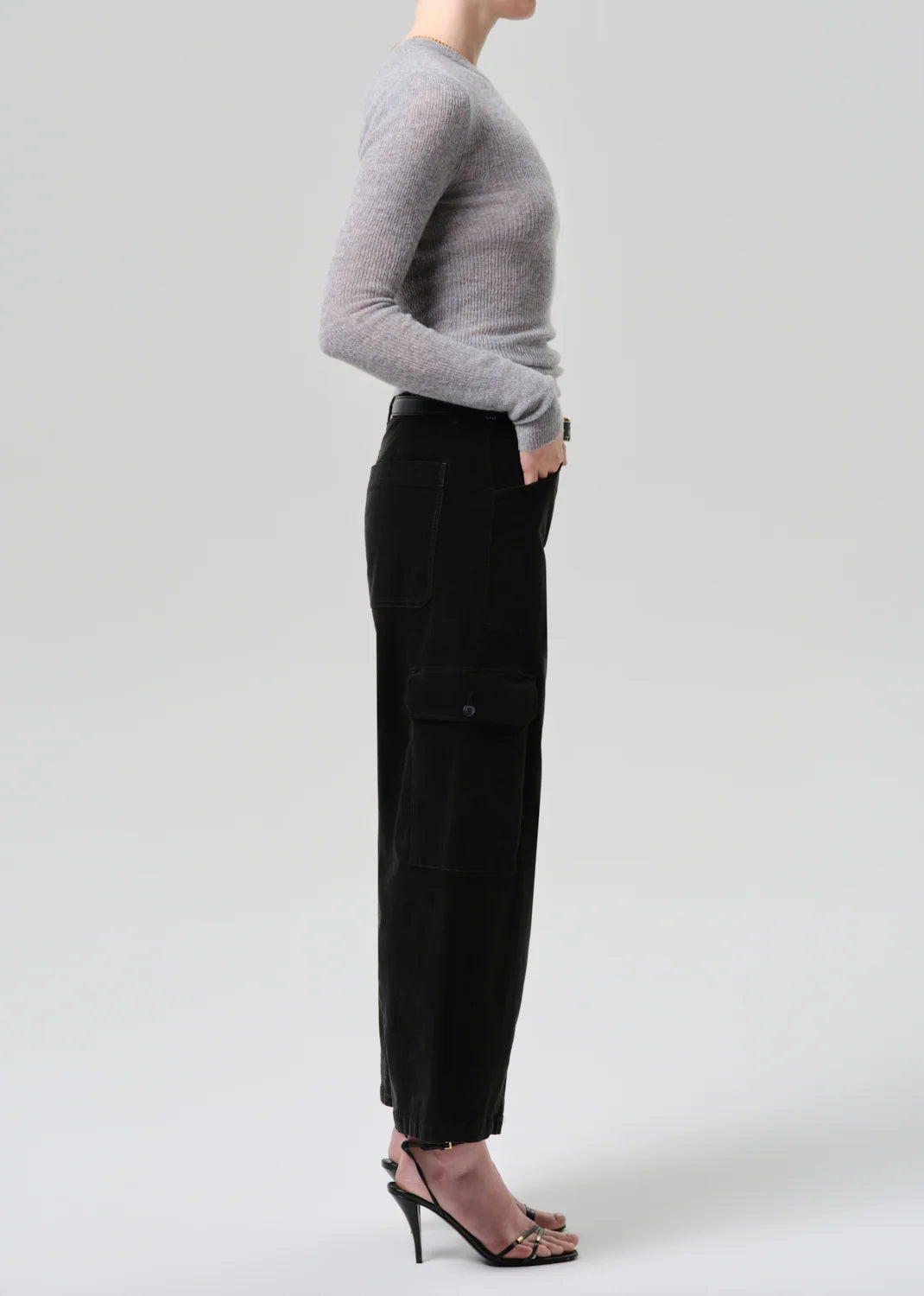 Thasos Twisted Seam Utility Stretch Baby Corduroy Pant - Cortes