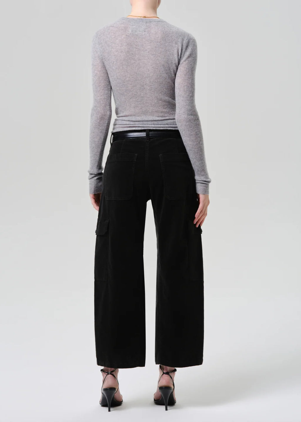 Thasos Twisted Seam Utility Stretch Baby Corduroy Pant - Cortes