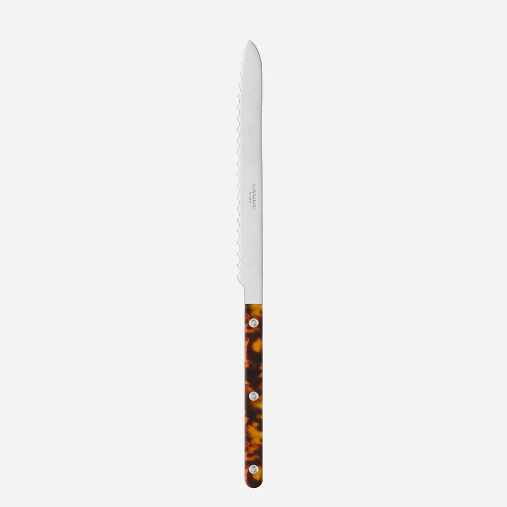 Bread Knife - Faux Tortoise