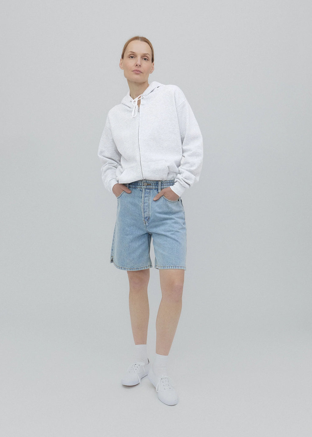 Lola Shorts in Vintage Blue