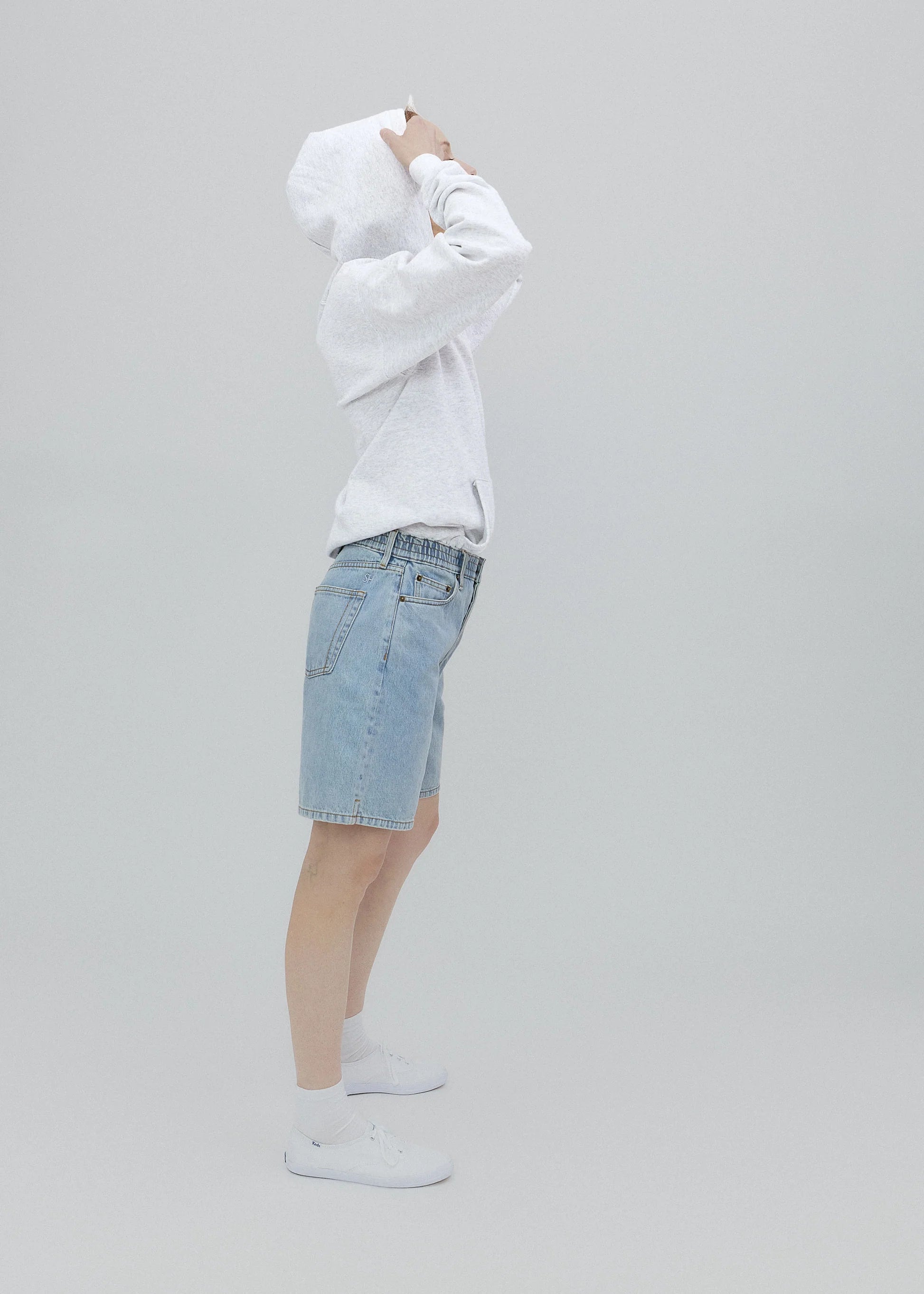 Lola Shorts in Vintage Blue