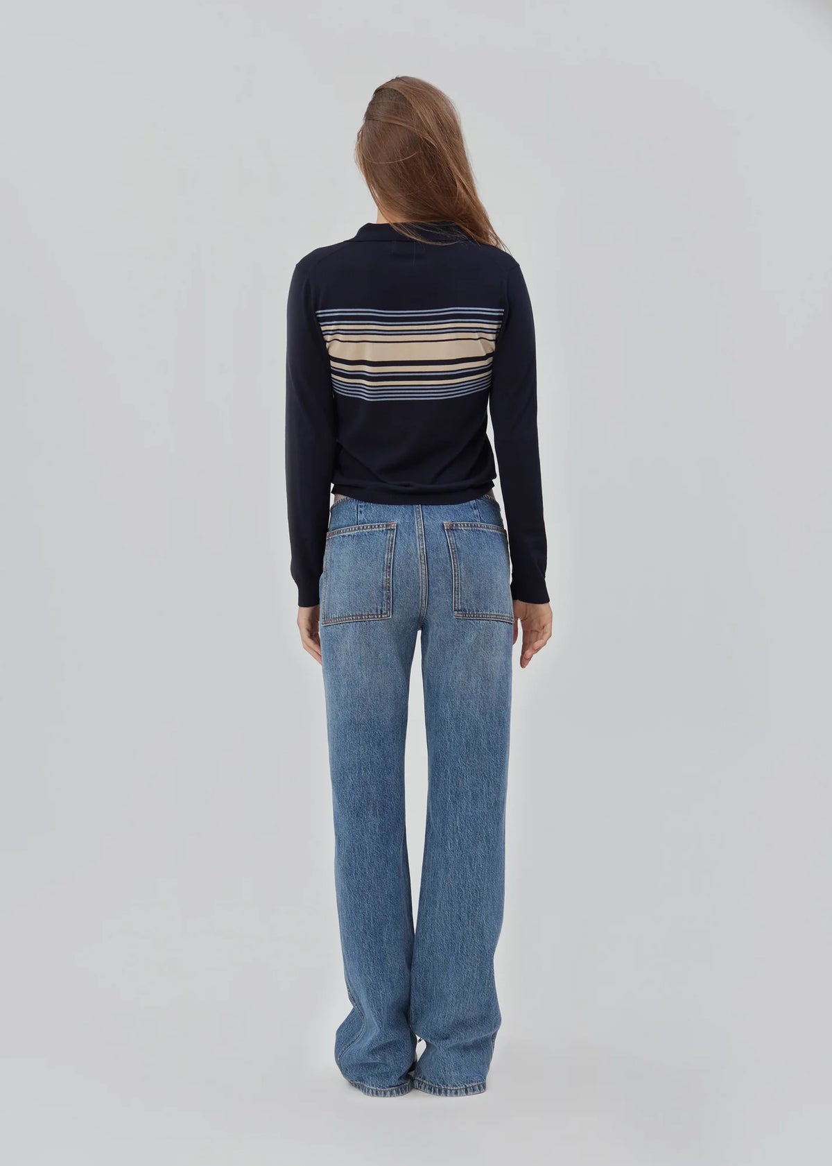 Daughter Sweater Long Sleeve - Navy