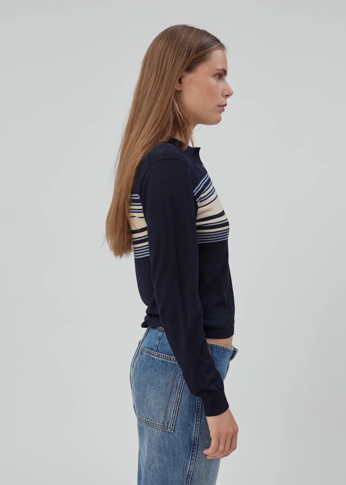 Daughter Sweater Long Sleeve - Navy