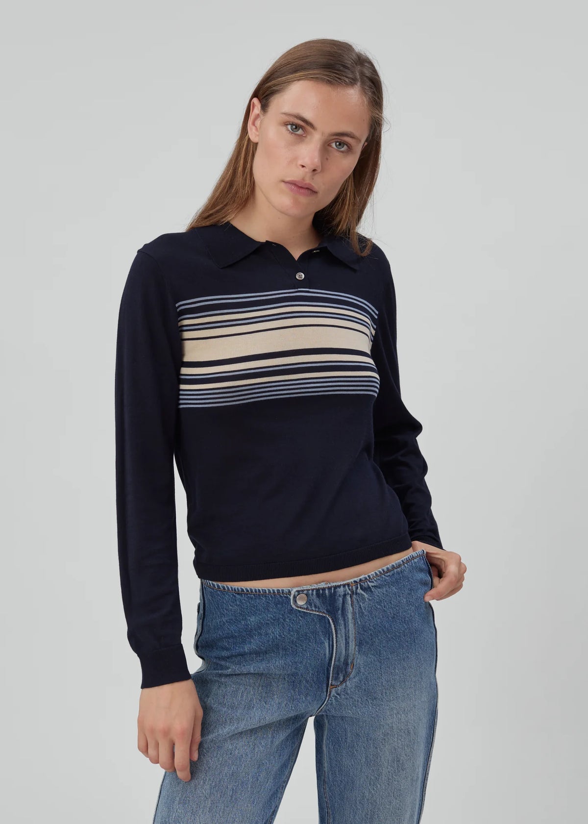 Daughter Sweater Long Sleeve - Navy