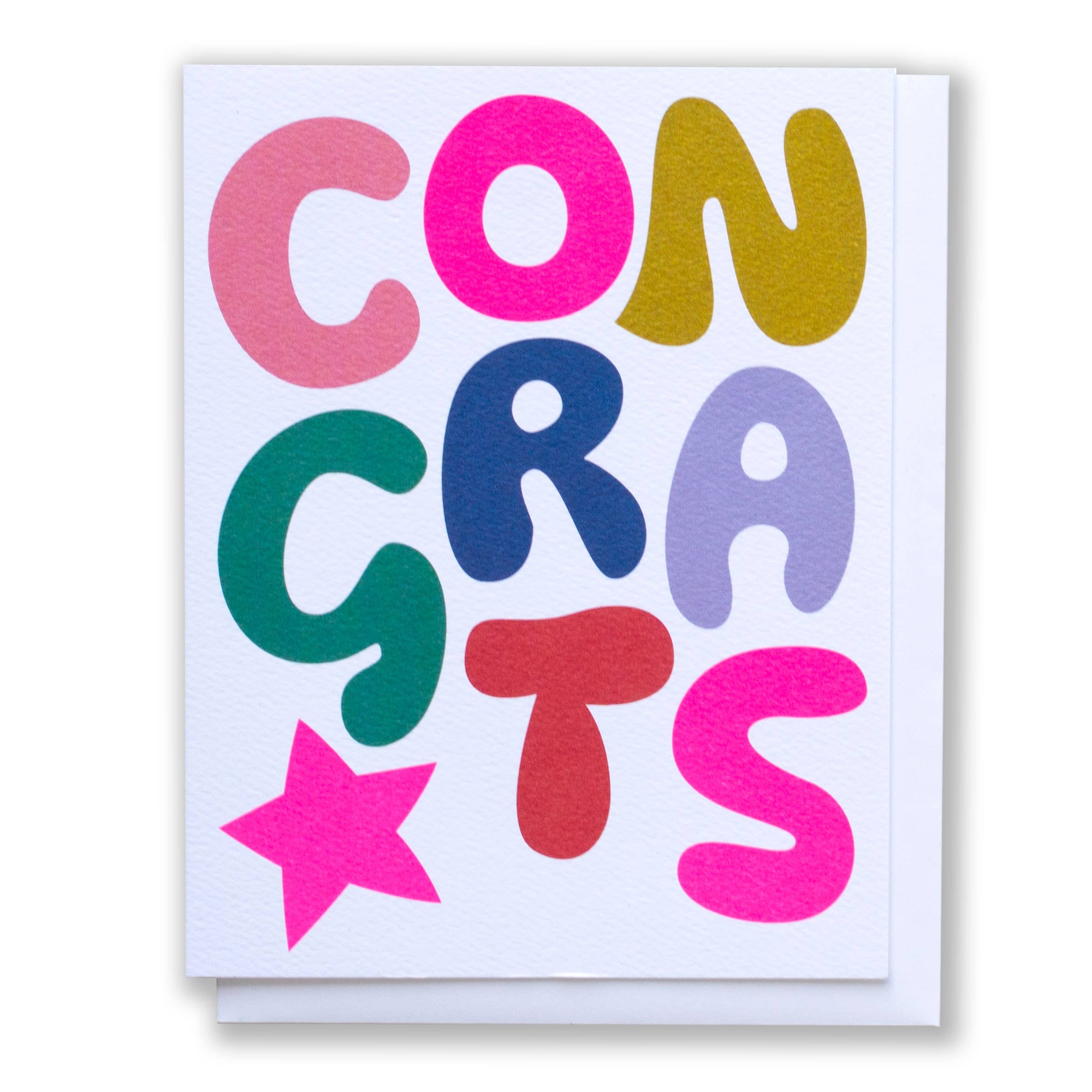 Bold Bubble Congrats Card