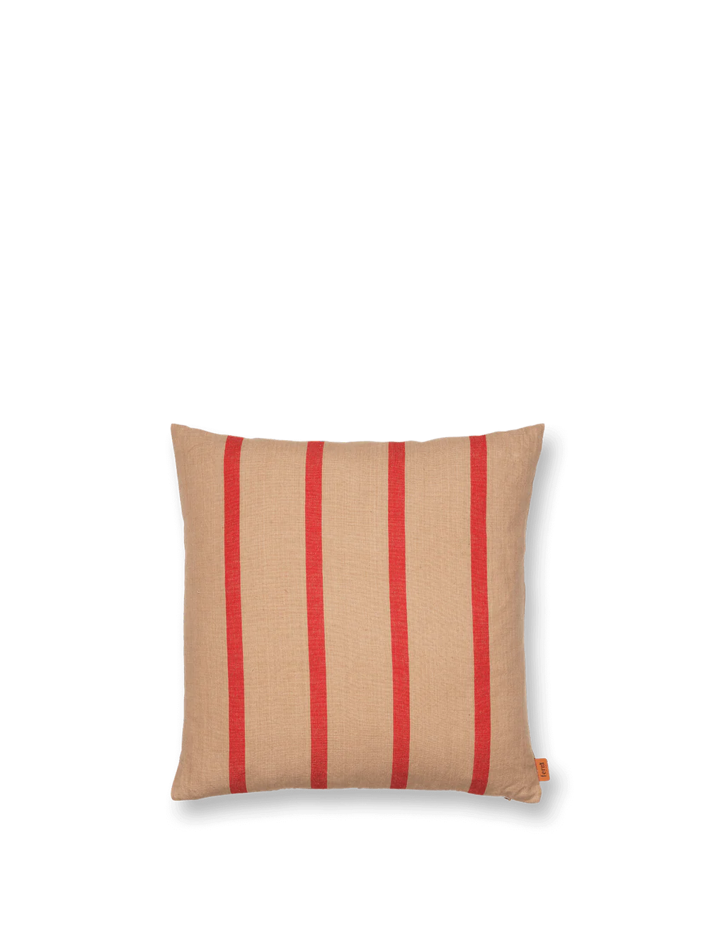 Grand Cushion - Camel/Red