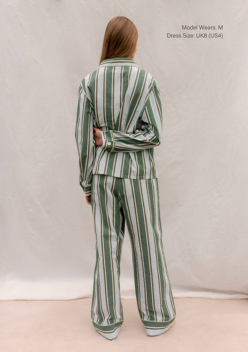 Cotton Pyjamas in Blue Stripe