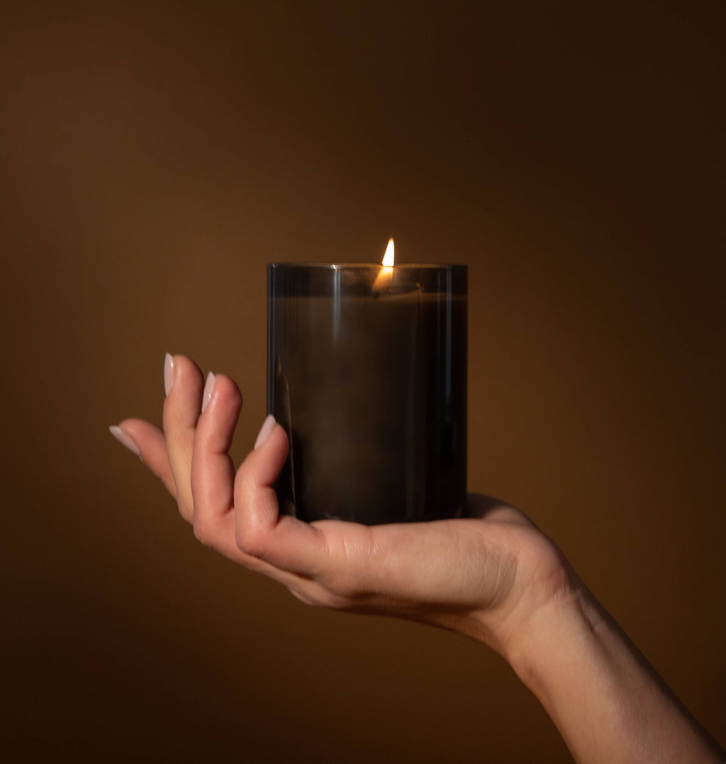 The Lumberjack - Birch + Smoke - 8oz Glass Candle