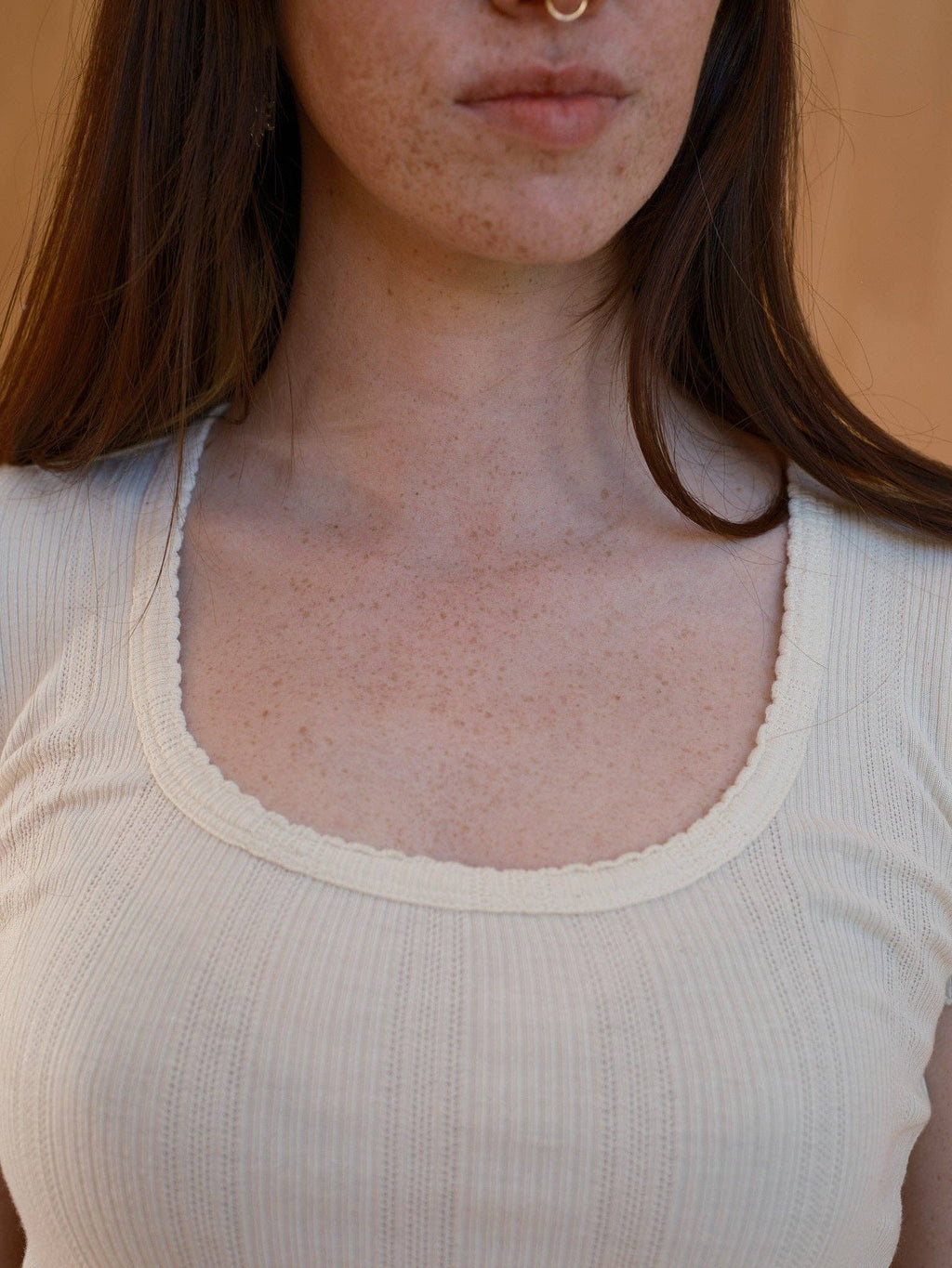 Pointelle Tee