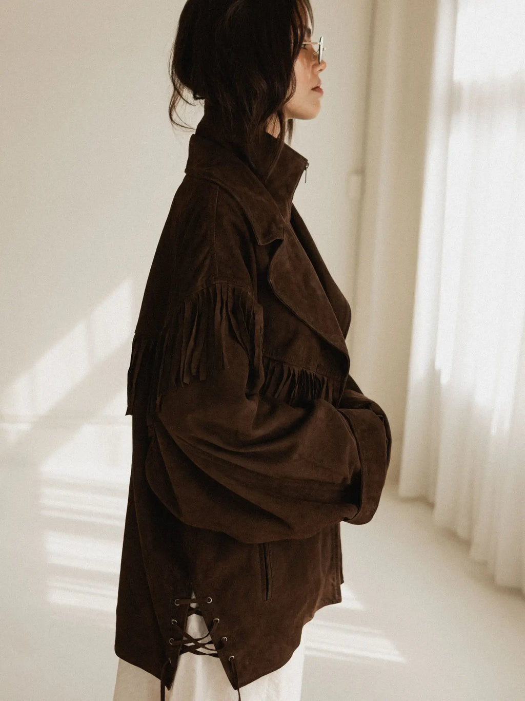 Clare Suede Jacket