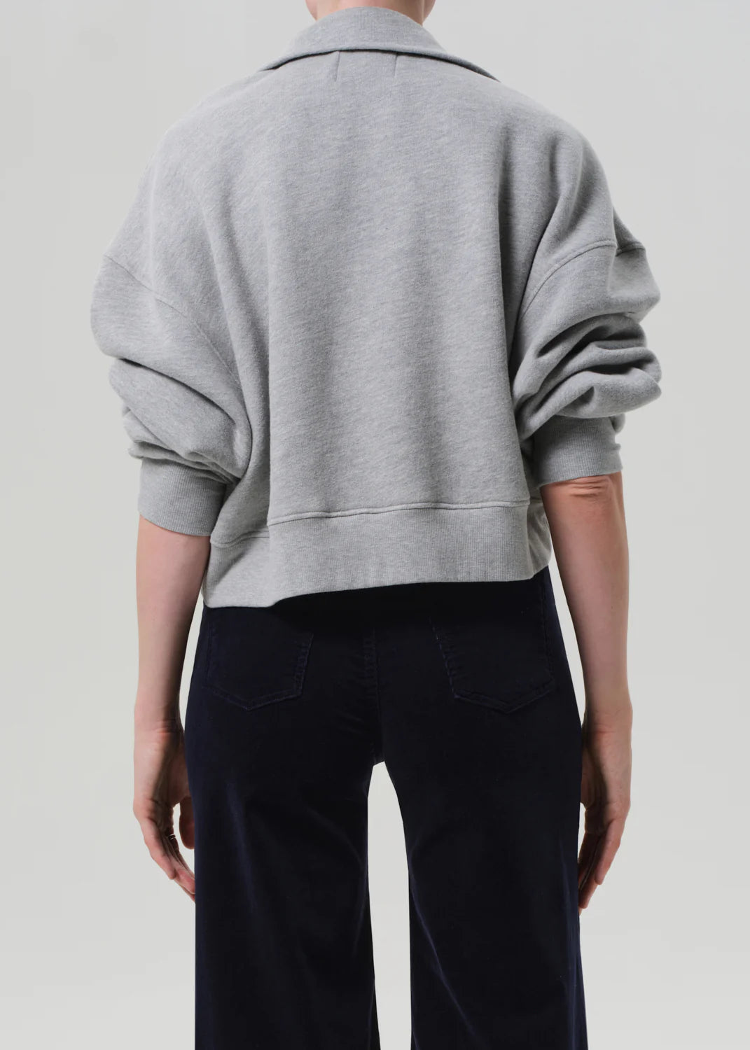 Mirelle Funnel Neck - Heather Grey