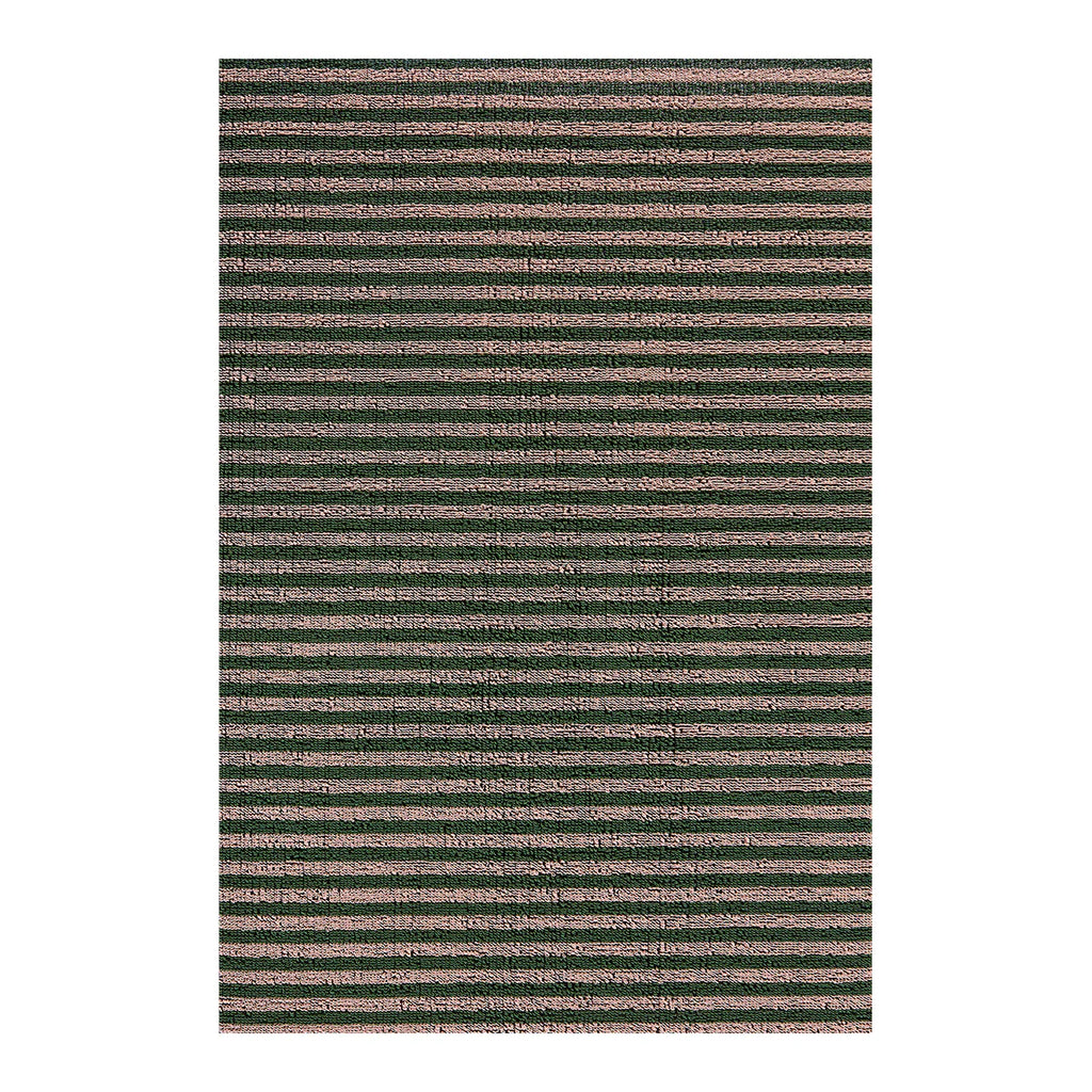 Breton Stripe Shag Mat in Malibu - 24 x 36