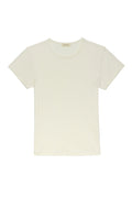 Pointelle Baby Tee - Cream