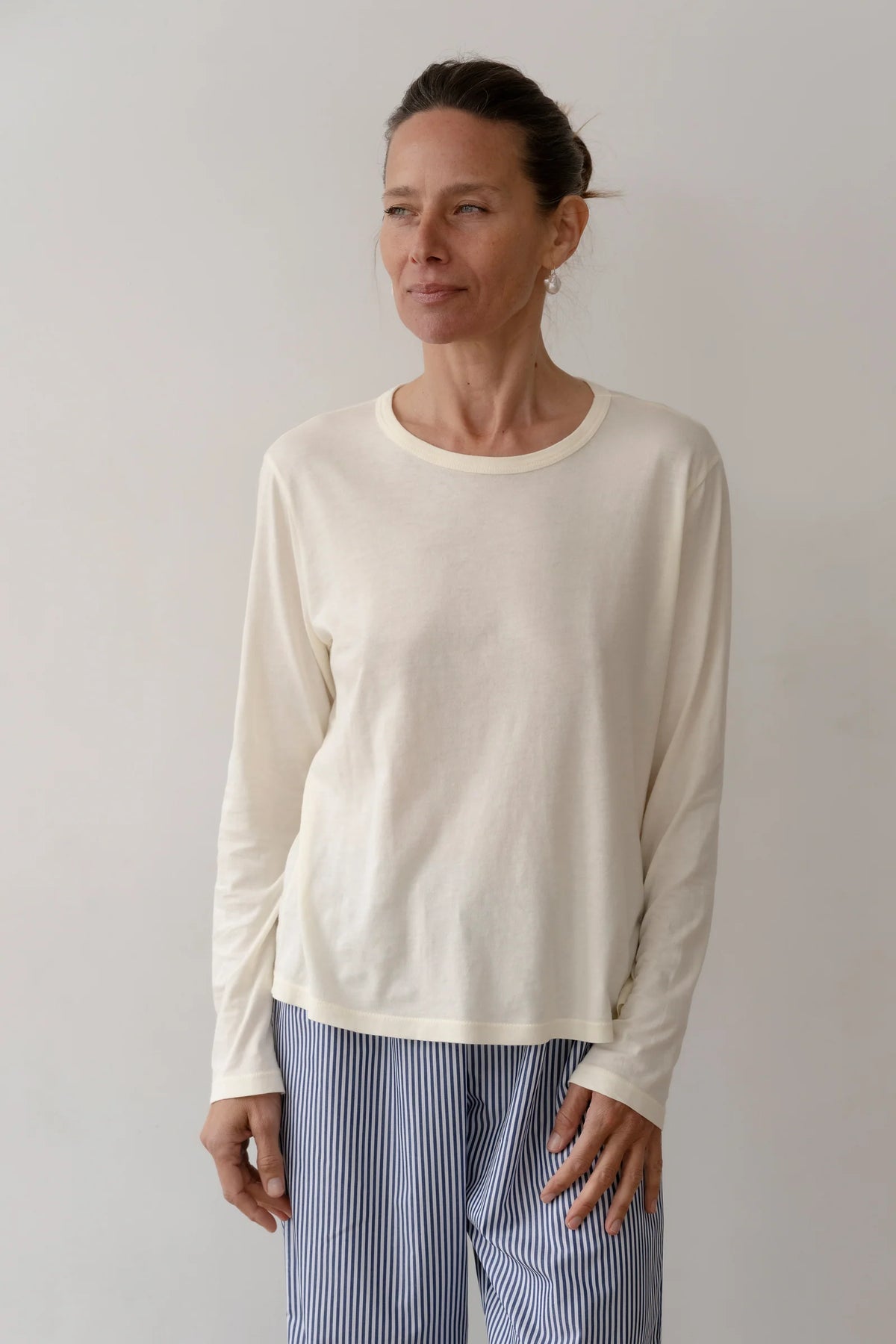 The Jersey Long Sleeve - Cream