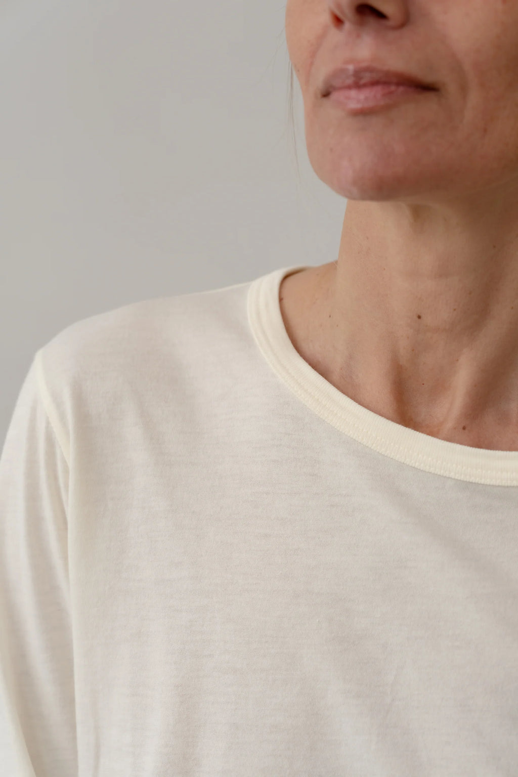 The Jersey Long Sleeve - Cream