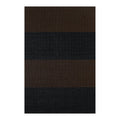 Duo Stripe Shag Big Mat - 36x60 MOCHA