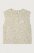 East Cardigan Vest - Powder Snow