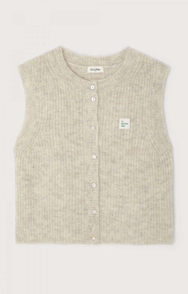 East Cardigan Vest - Powder Snow
