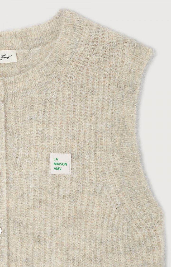 East Cardigan Vest - Powder Snow