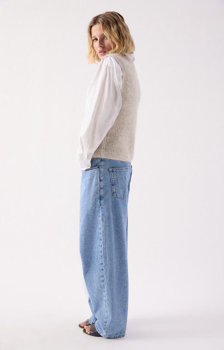 East Cardigan Vest - Powder Snow