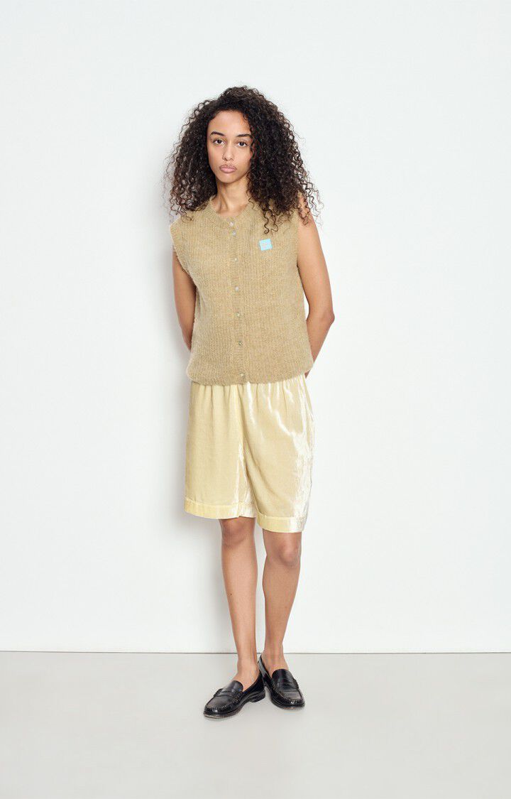 East Cardigan Vest - Sand