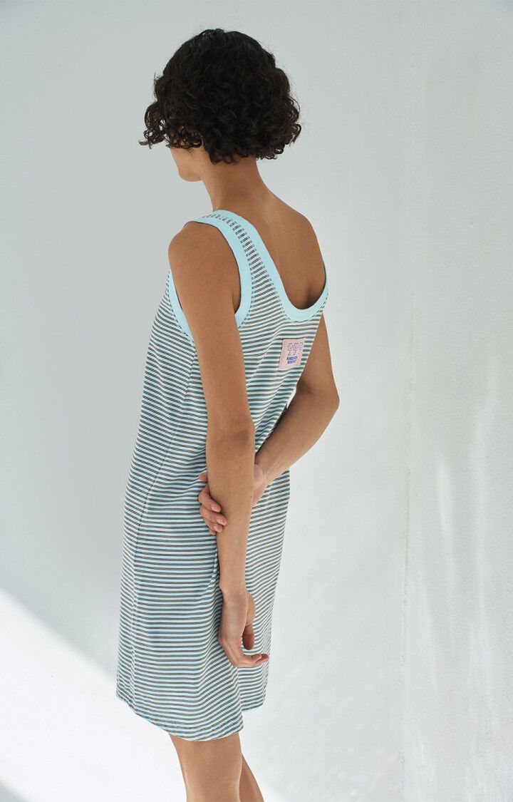 Gixy Dress - Sky Stripes