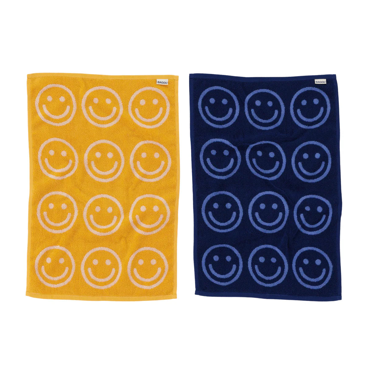 Hand Towel Set of 2 - Happy Blue Marigold