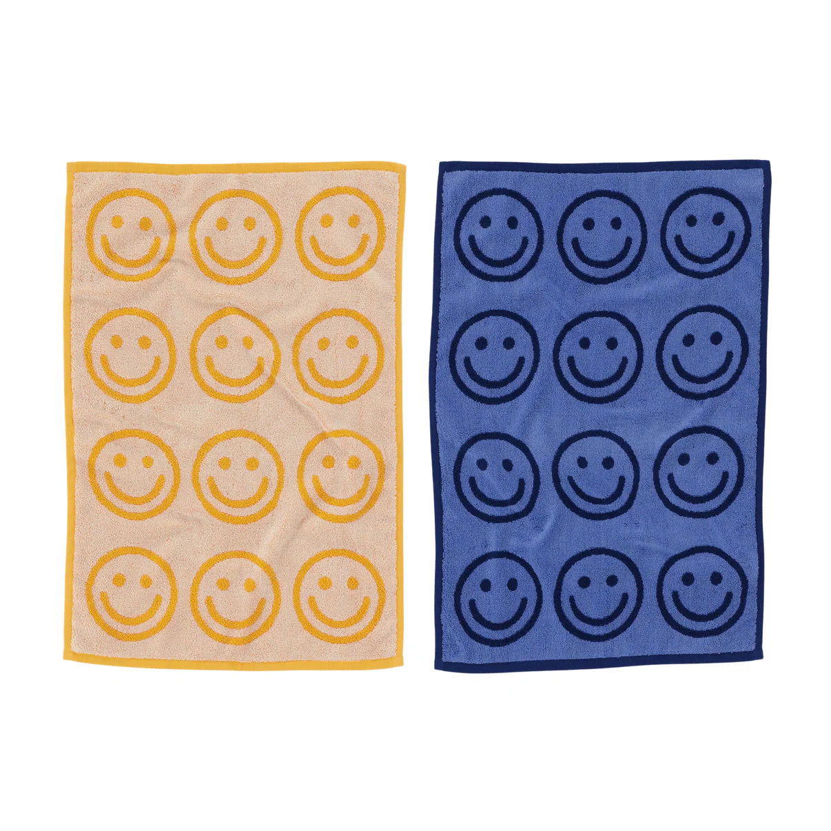 Hand Towel Set of 2 - Happy Blue Marigold