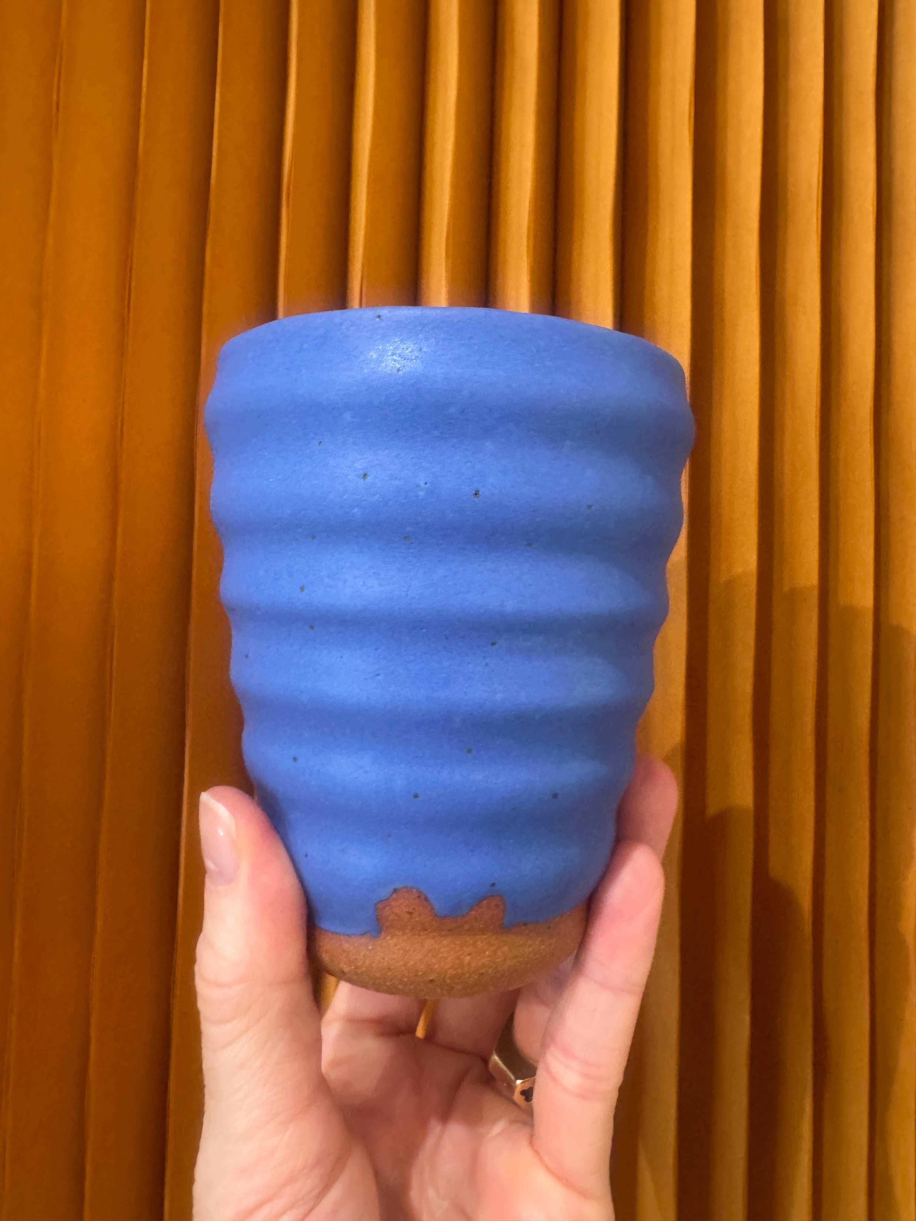 Wave Cup - Cobalt