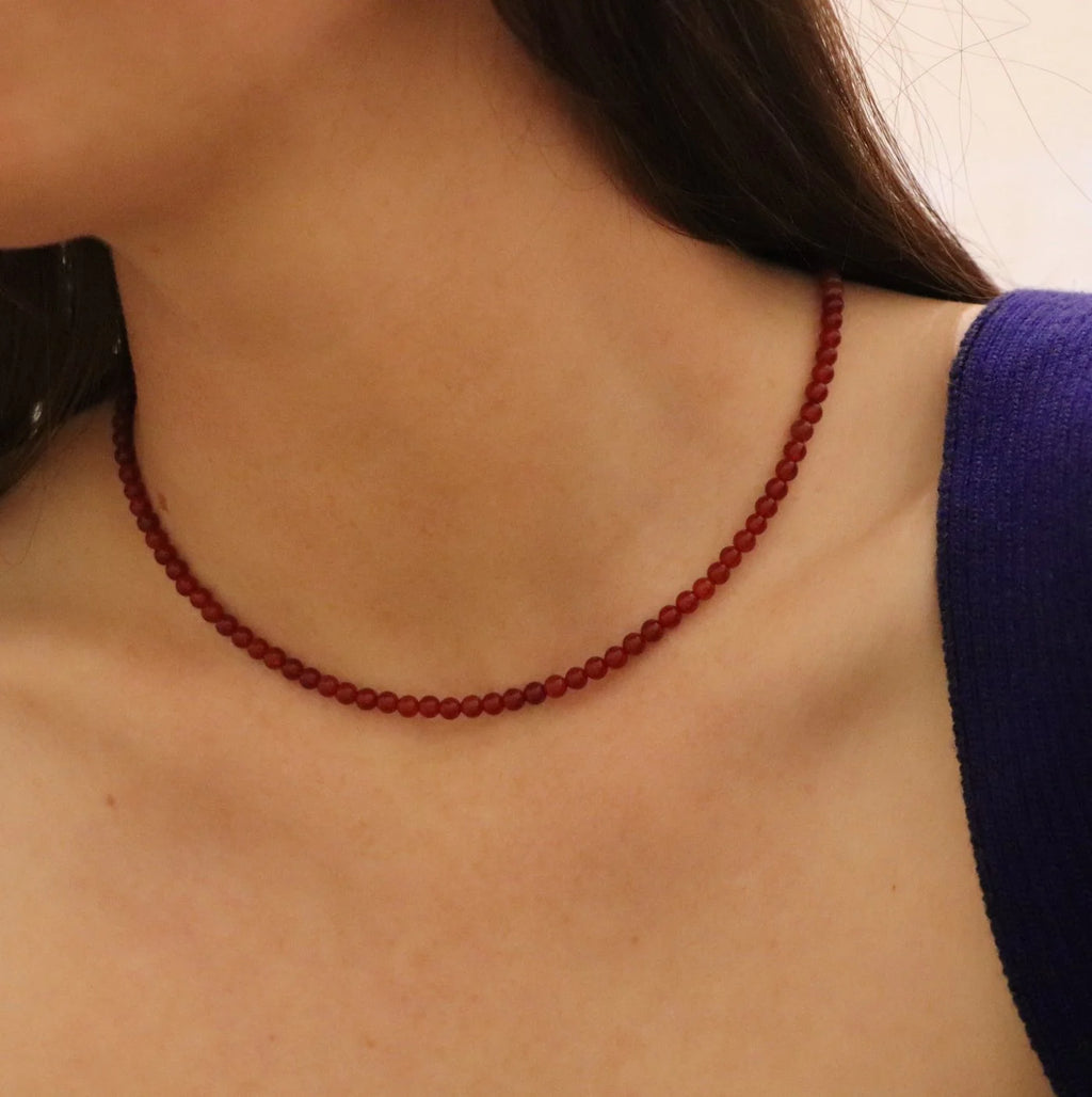 Mina Necklace - Red Algae
