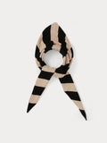 Large Stripe Triangle - Black & Oatmeal