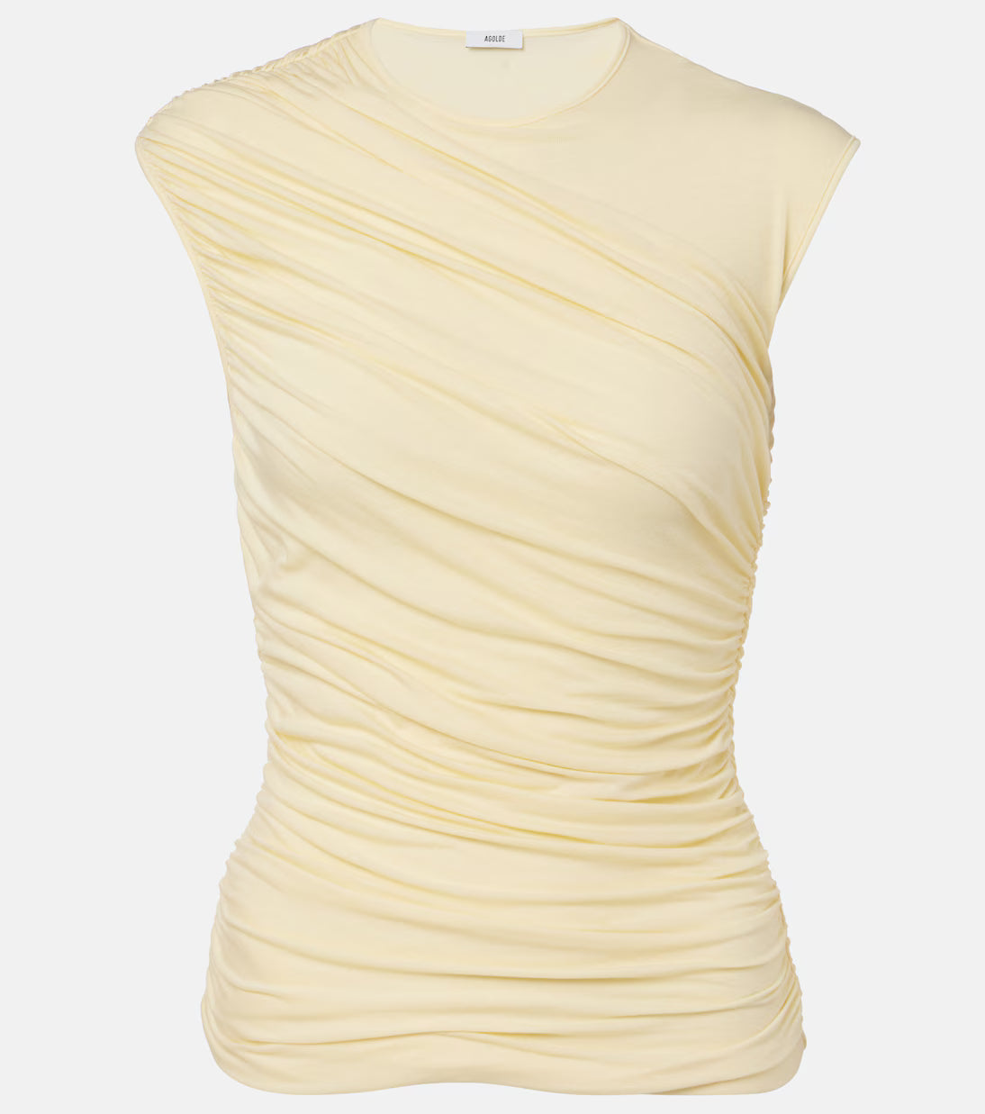 Ester Twist Tank Top - Lemon Drop