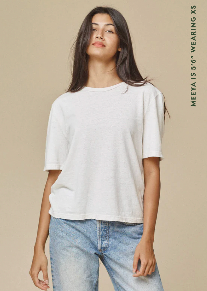 Silverlake Cropped Tee - White