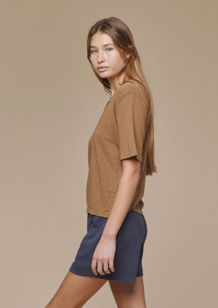 Silverlake Cropped Tee - Coyote
