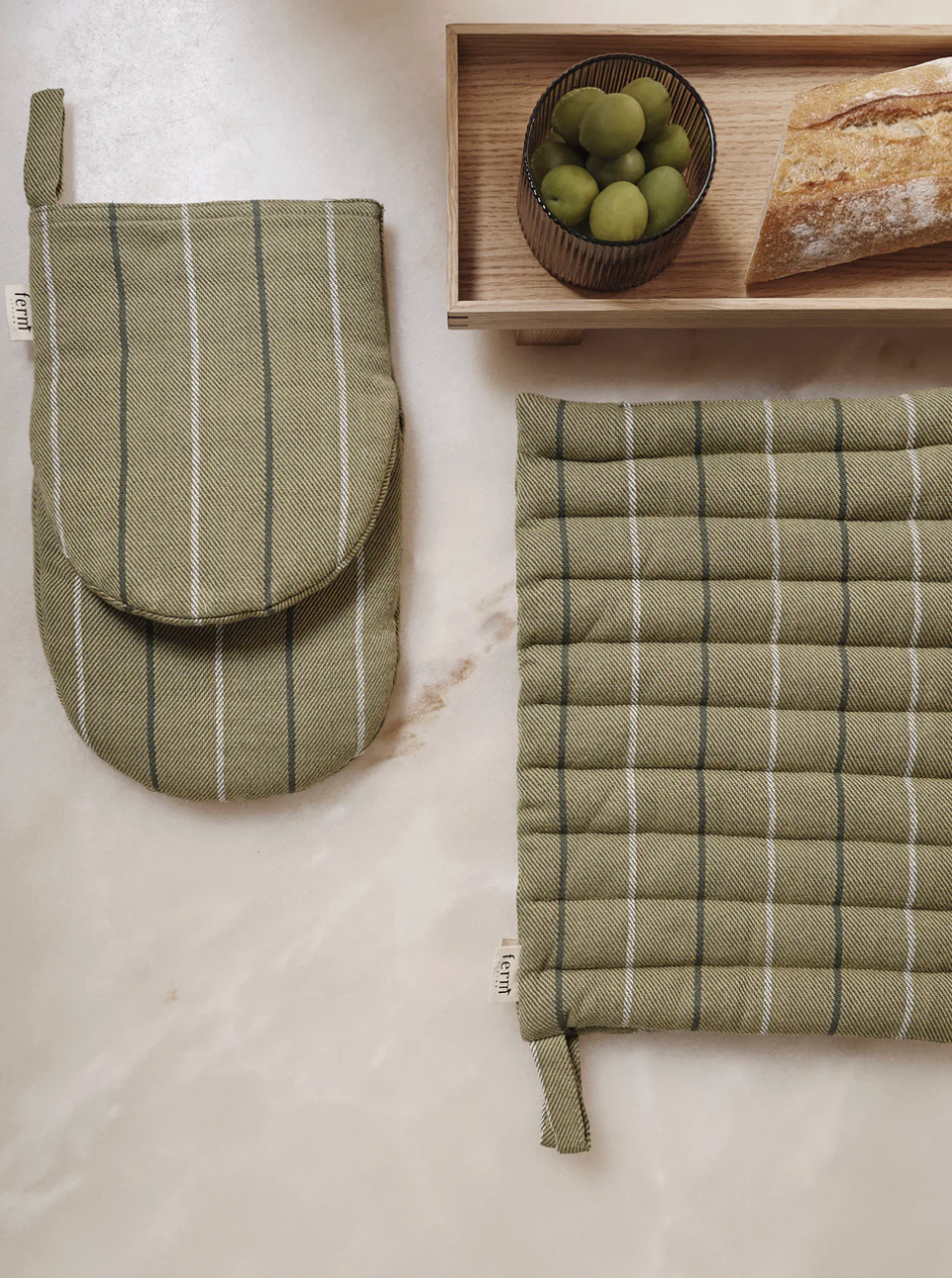 Ito Pot Holder Set of 2 Seaweed