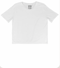 Silverlake Cropped Tee - White