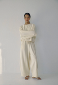 The Barrel Sweat Pant - Milk