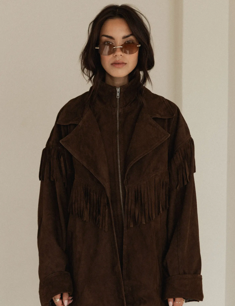 Clare Suede Jacket