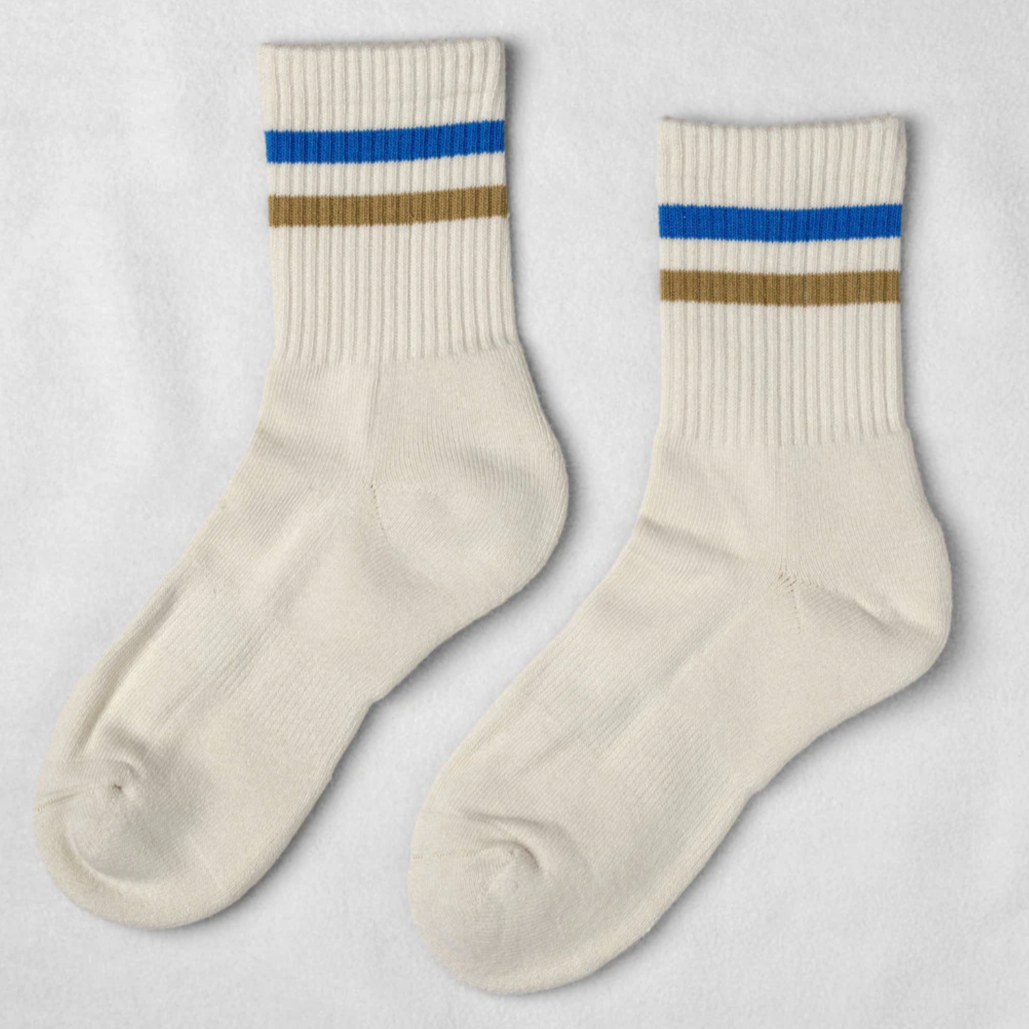 Gym Socks - Blue/Gold Stripe