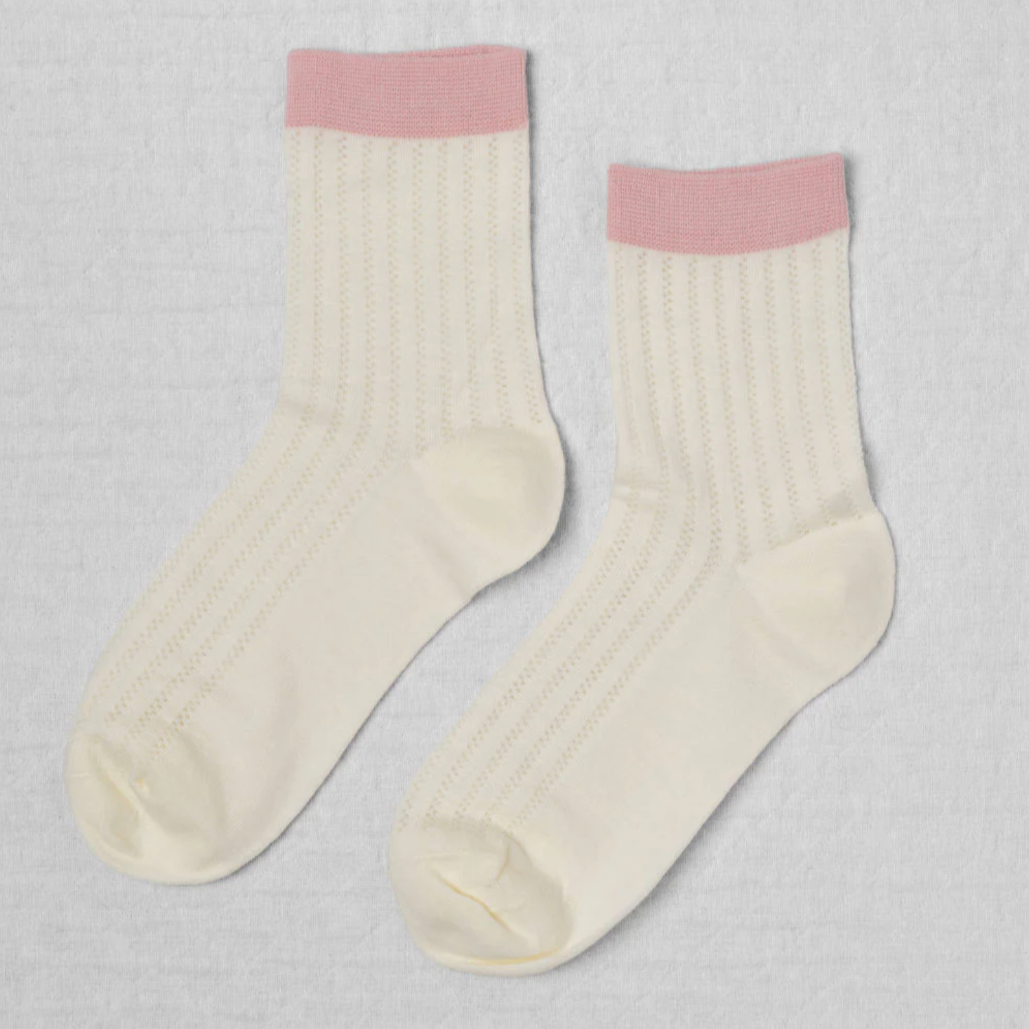 Sunday Socks - Rose Stripe