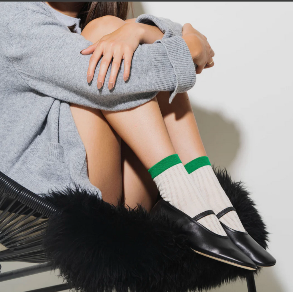 Sunday Socks - Evergreen Stripe