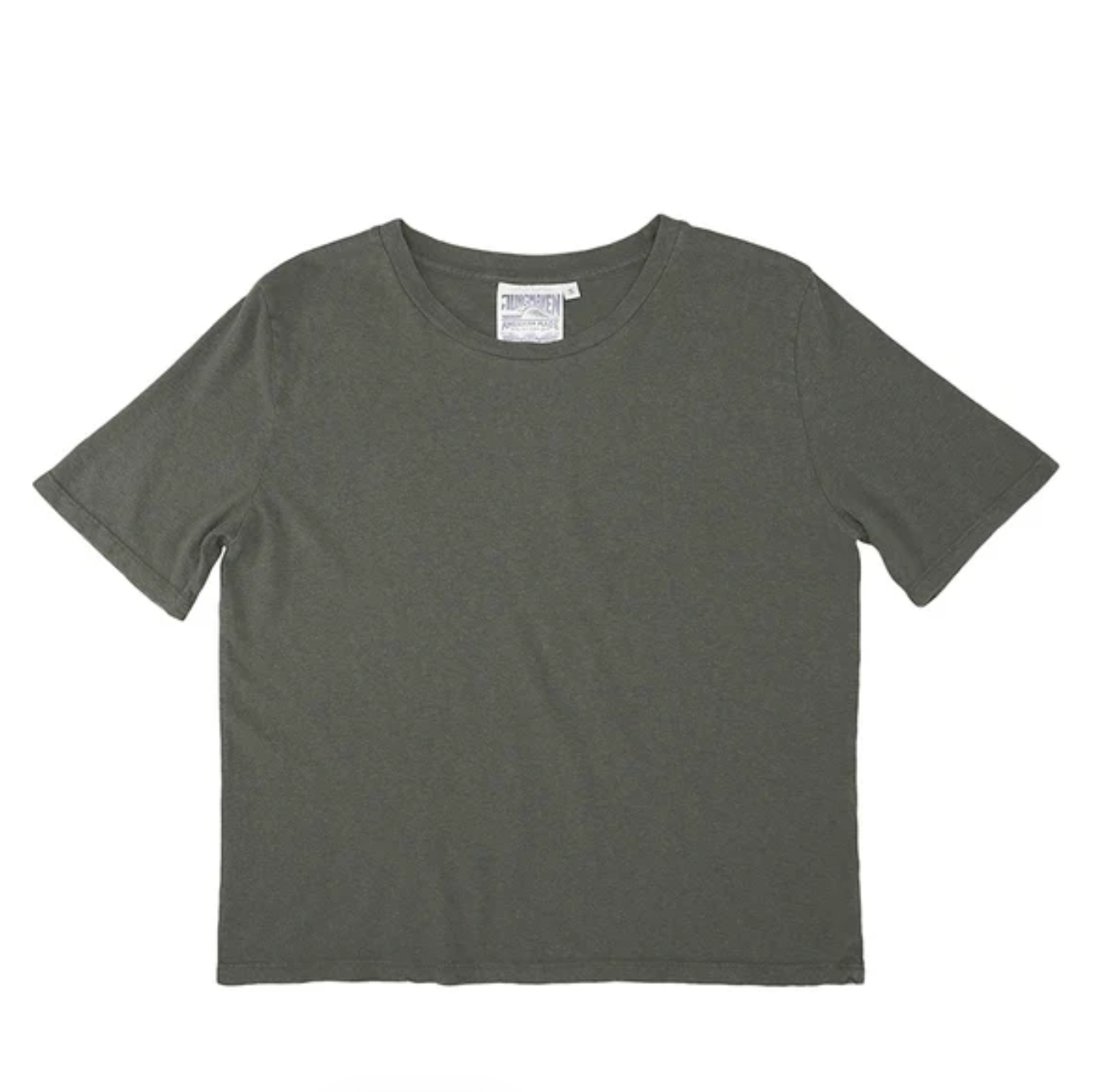 Silverlake Cropped Tee - Olive Green
