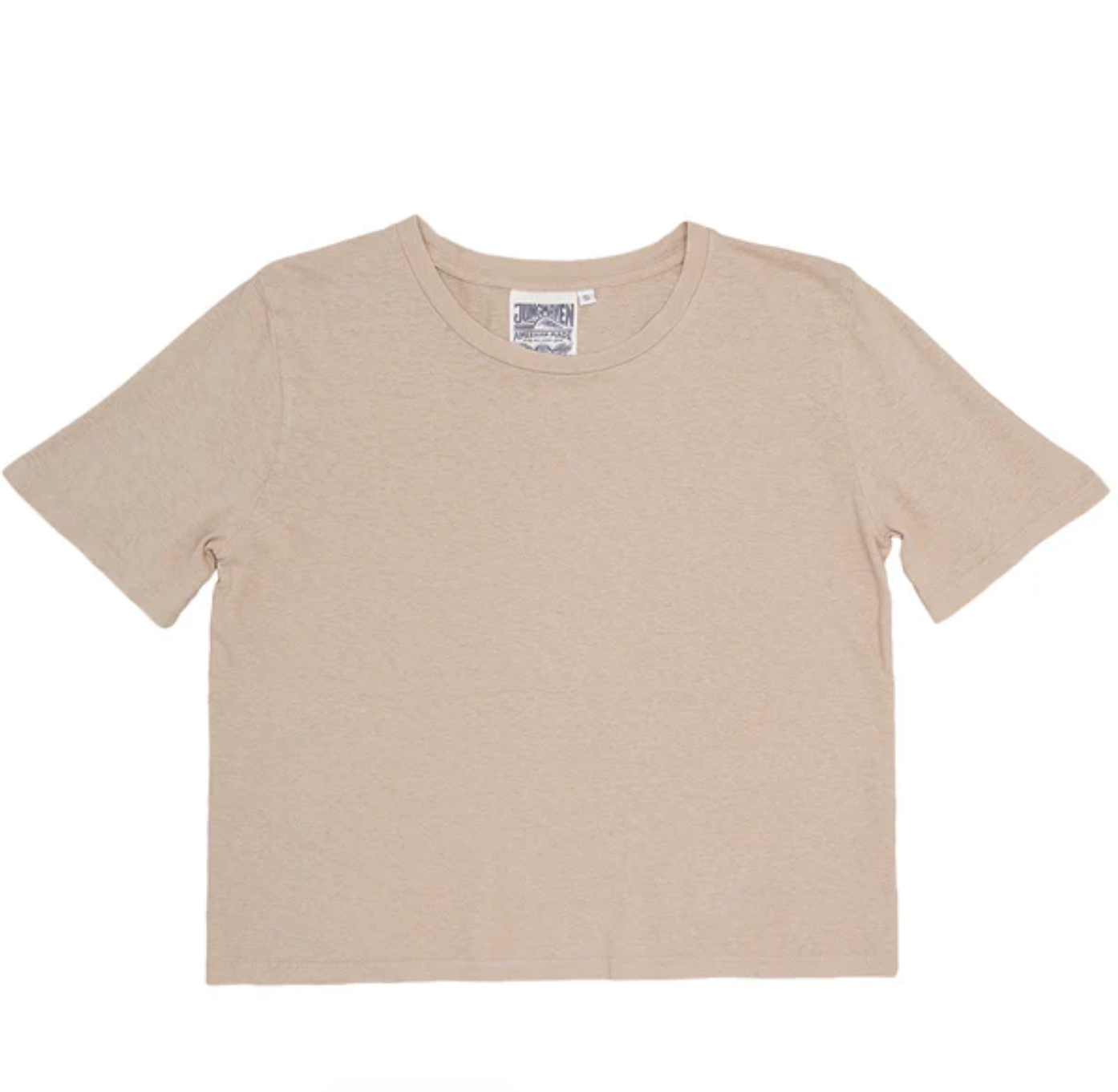 Silverlake Cropped Tee - Stucco Beige